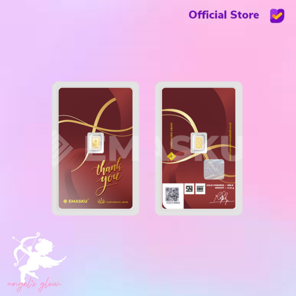 Micro Gold Logam Mulia Emasku Thank You Series 0.25 GRAM