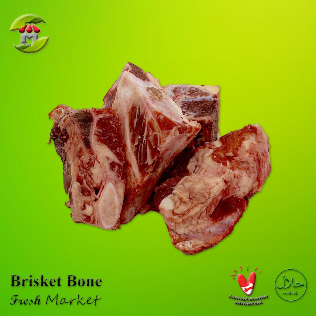 

[JAKPUS] Brisket Bone Tulang Iga Gondrong Sapi Import AUS Pack 450gr - 500gr