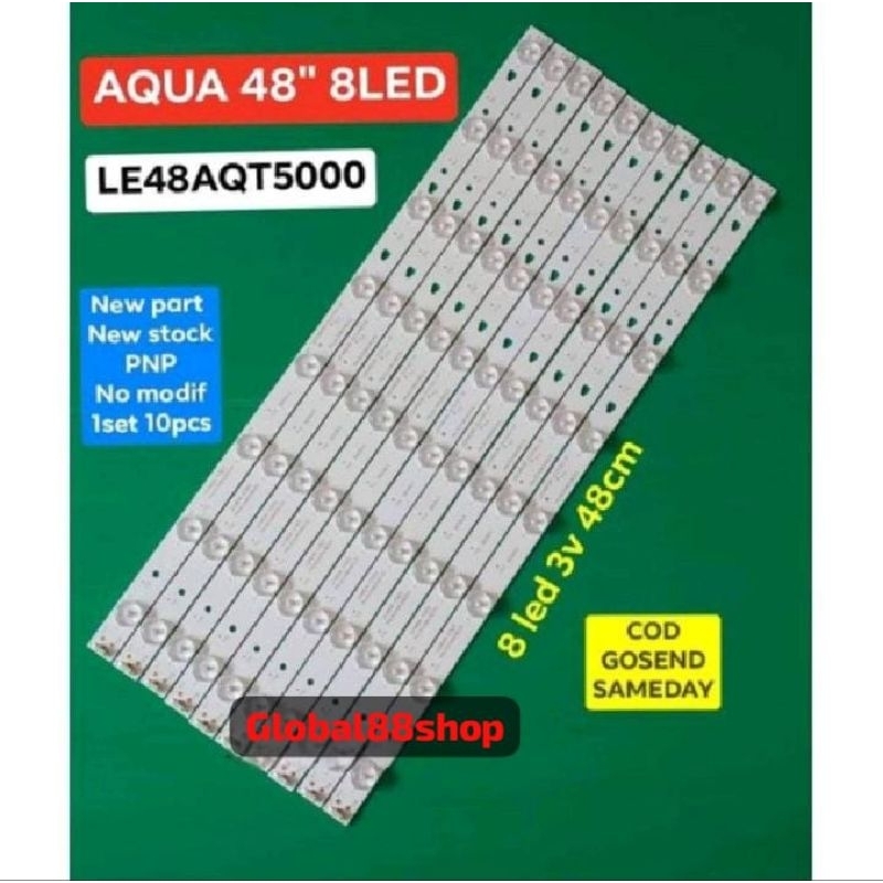 BACKLIGHT AQUA 48inch 48' 8 LED  LE48AQT5000 48AQT5000 AQT5000 T5000