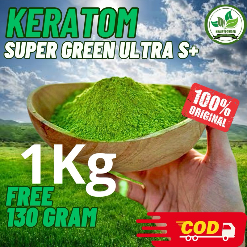 

(BONUS 130G) Khairy Powder bubuk hijau kalimatan