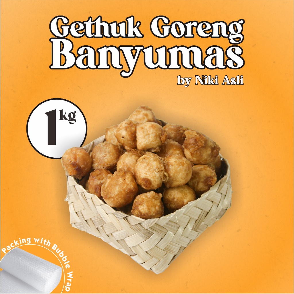 

GETUK GORENG 1 Kg Durian / 1000gr Niki Asli / Banyumas / Purwokerto / Sokaraja