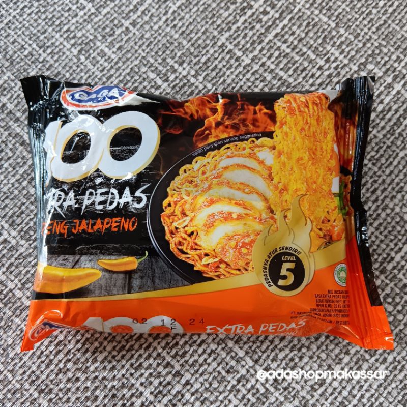 

Mie Goreng Gaga 100 Extra Pedas Jalapeno