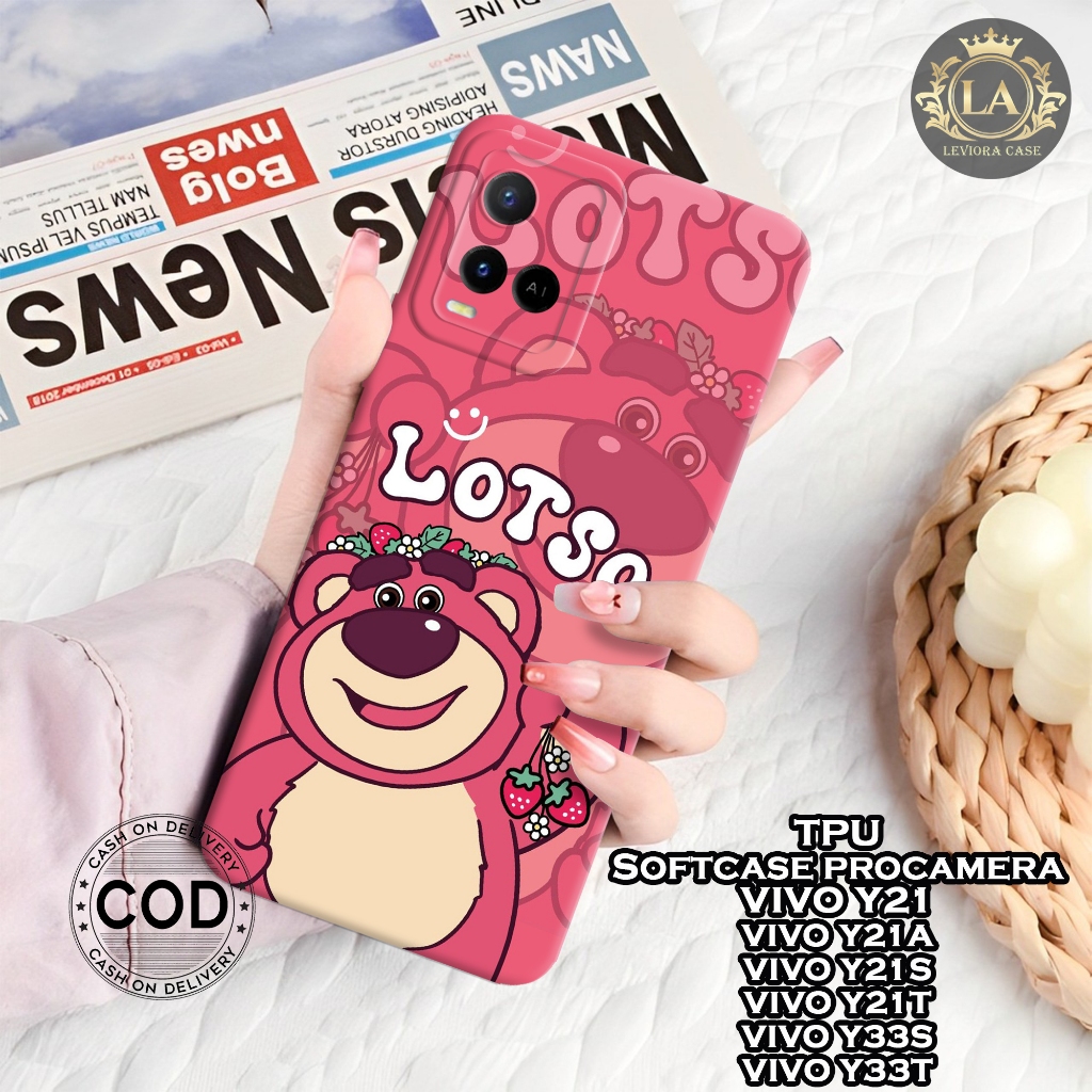 Case VIVO Y21/Y21A/Y21S/Y21T/Y33S/Y33T - Fashion Case Lotso - Softcase VIVO Y21/Y21A/Y21S/Y21T/Y33S/