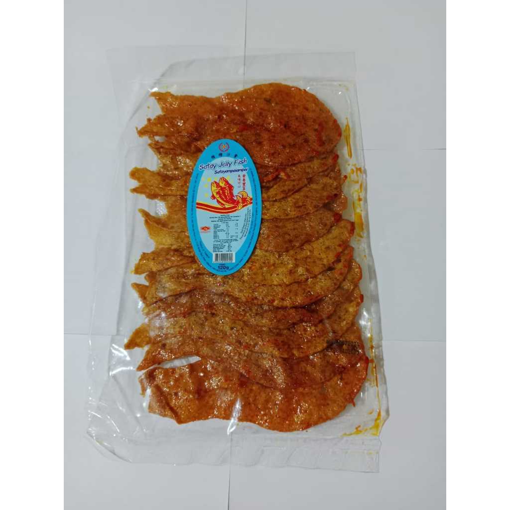 

sate jelly fish thailand satay ikan 120gr