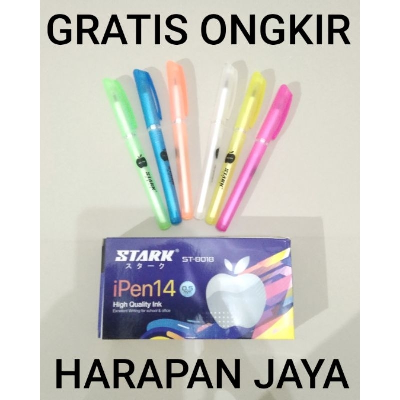 

Gel Pen ST-8018 iPen14 0.5mm STARK Per Lusin ( ISI 12 PCS )