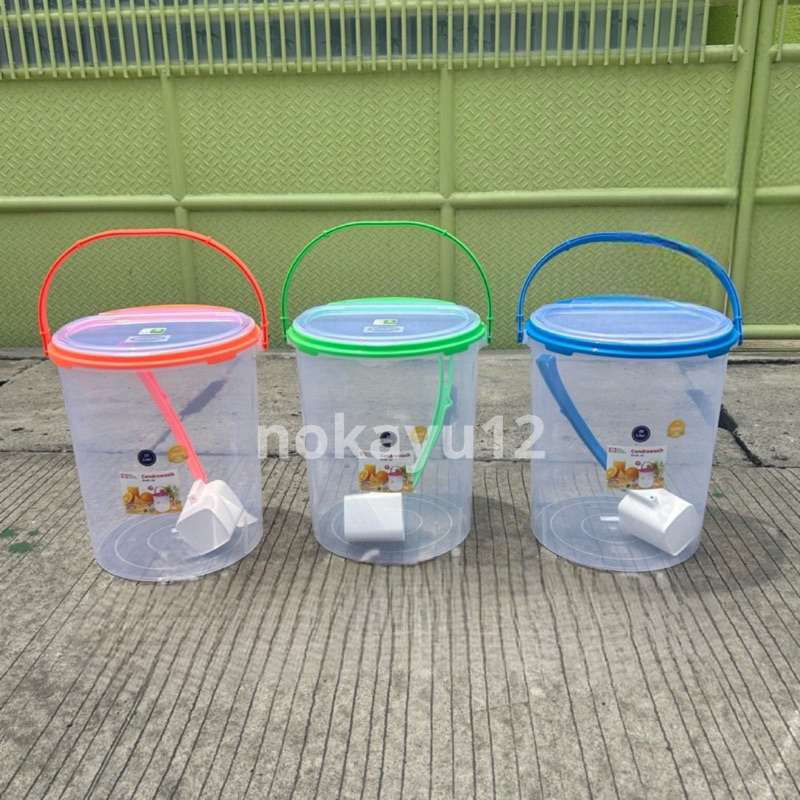 SHINPO - Toples Es Buah + Gayung 20 Liter / Aquarium Es Kelapa / Wadah Es Buah