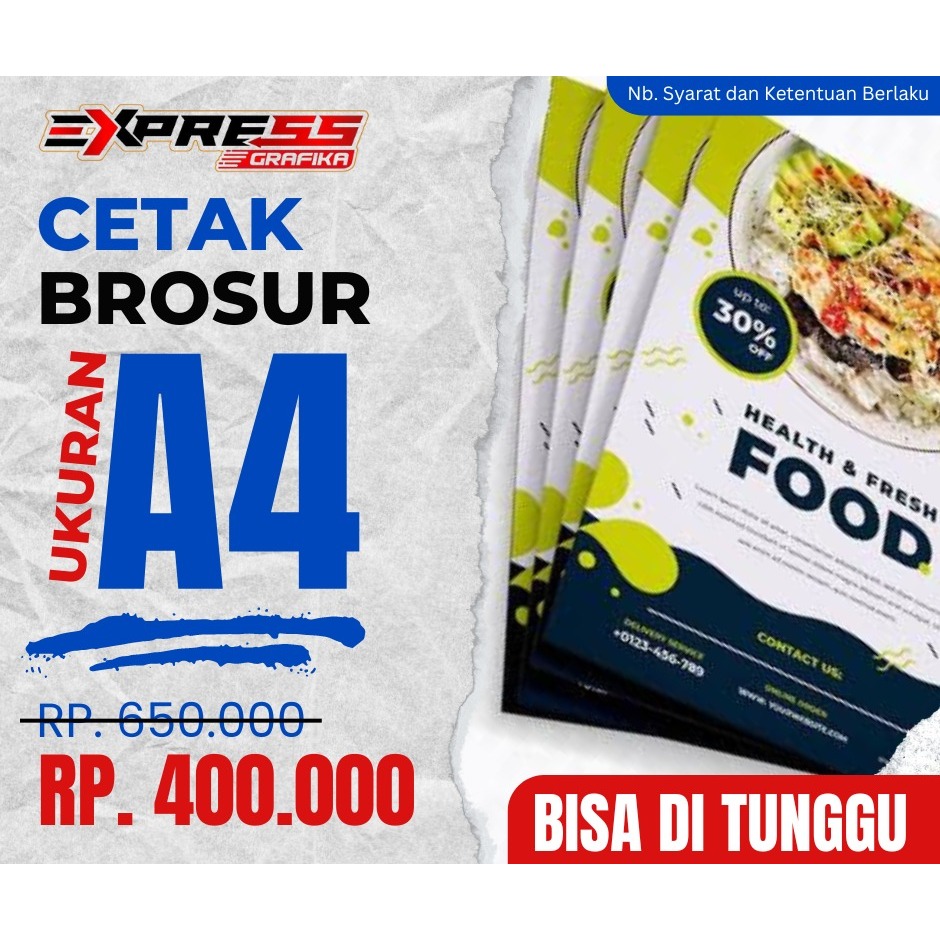

PRINT BROSUR FLAYER MURAH 1 SISI UKURAN A4