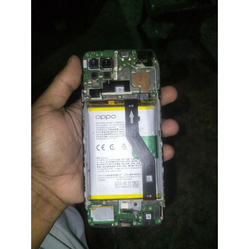 Oppo Reno 4f minus lcd mesin prawan