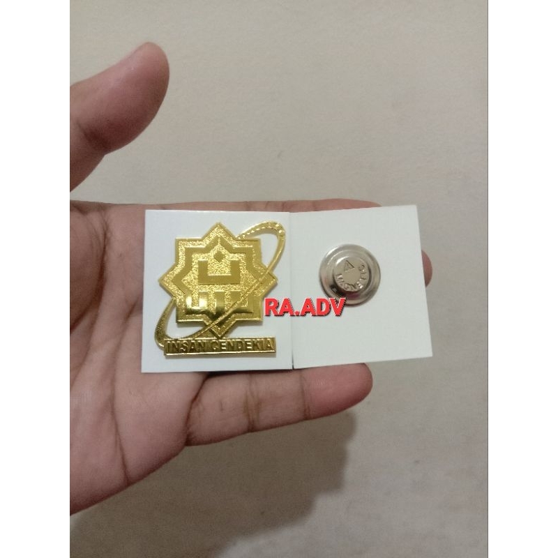 Pin INSAN CENDEKIA, pin jas, pin kerah, pin custom