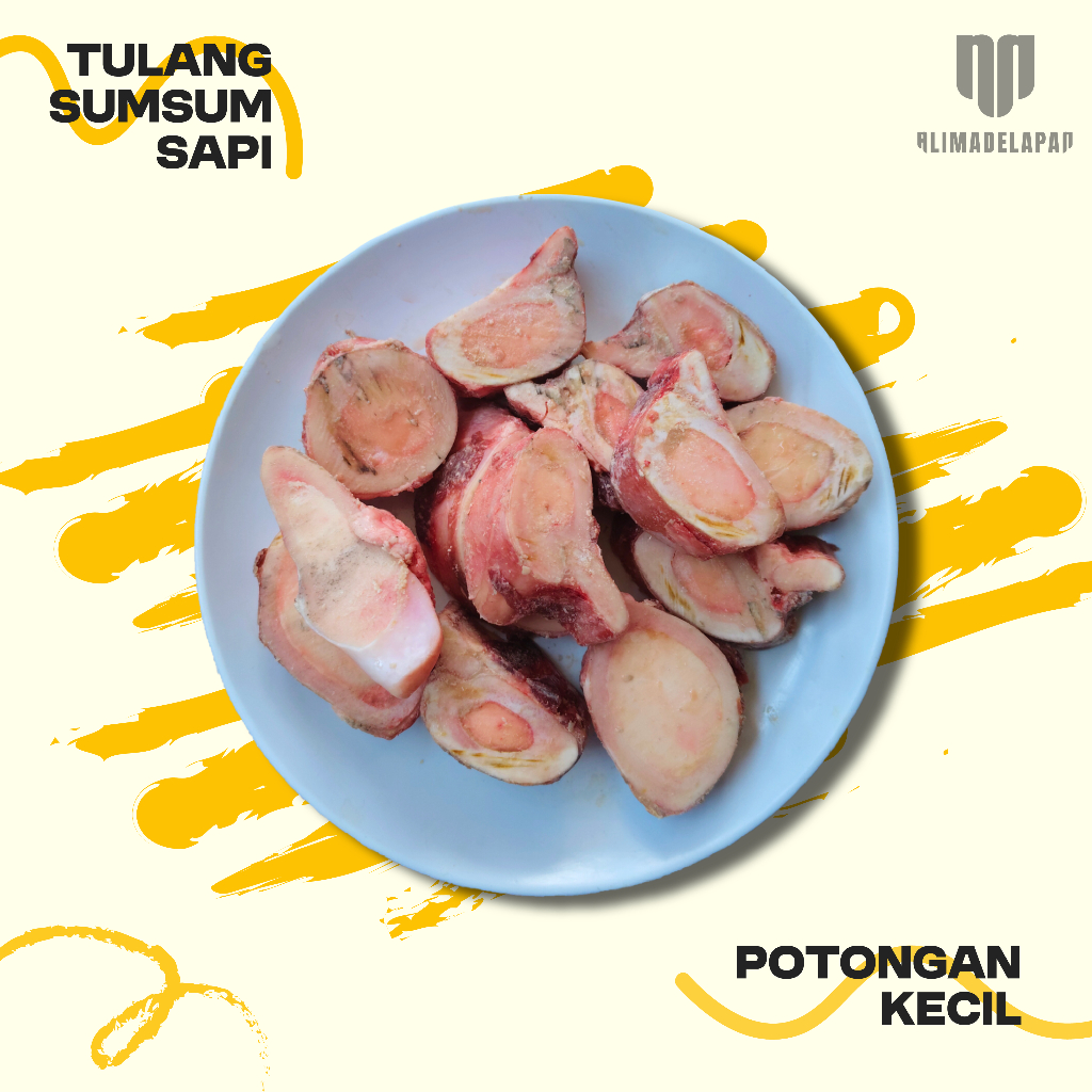 

Sumsum Tulang Sapi - Dengan POTONGAN KECIL - Berat 1kg