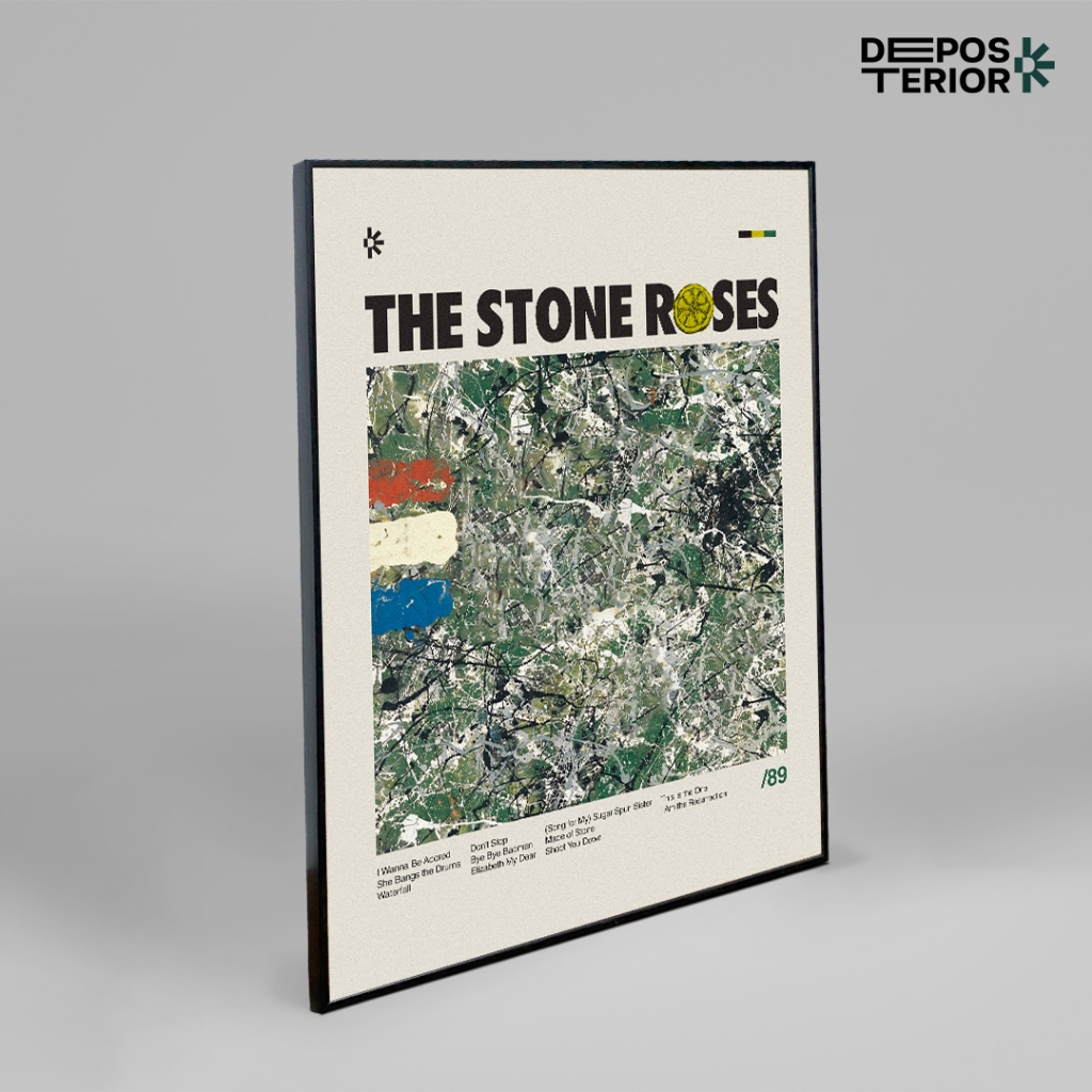 Poster Frame The Stone Roses Cover Album Frameblock