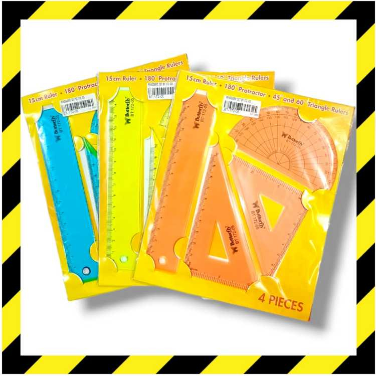 

PENGGARIS BUTTERFLY SET BT 172-05 ISI 4 PCS | PENGGARIS SET