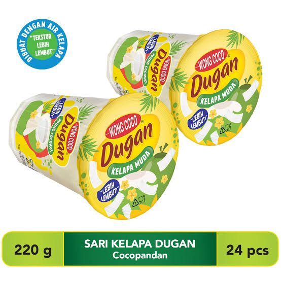

Wong coco dugan 1 dos isi 24 @ 220 ml