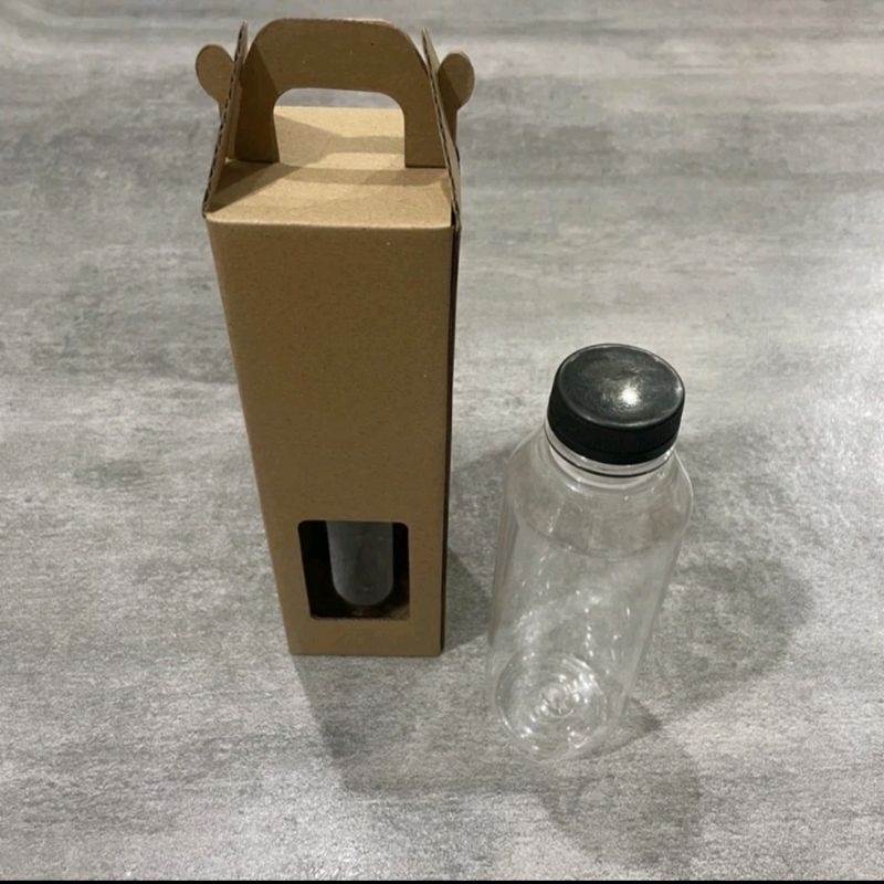 

gable box uk 7×7×23,5cm untuk botol minuman