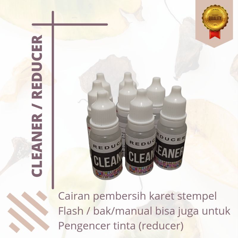 

cleaner/reducer prmbersih karet stempel flash/otomatis/pad/bak/manual