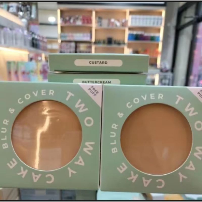 LUXCRIME Two Way cake Blur & Cover oil control (Refill)