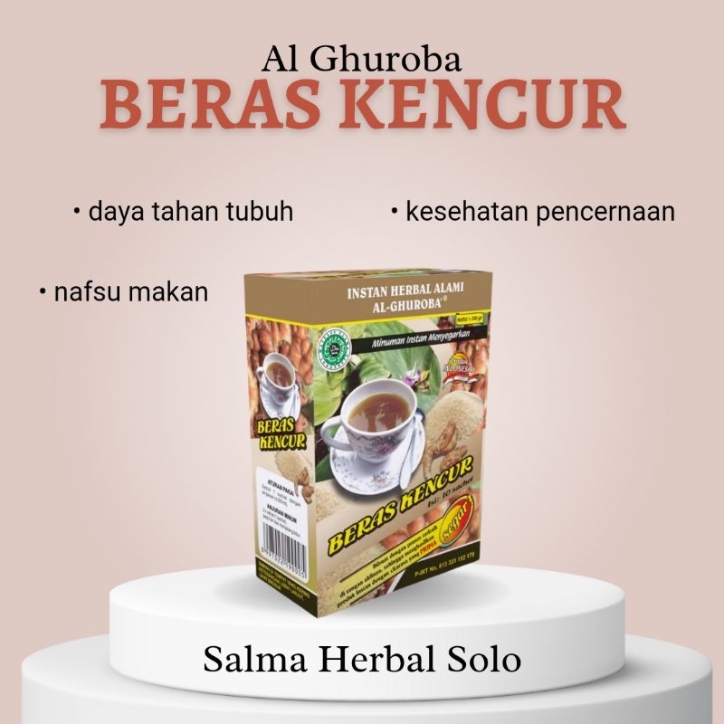 

Beras Kencur Al Ghuroba Minuman Instan Box isi 10 Sachet