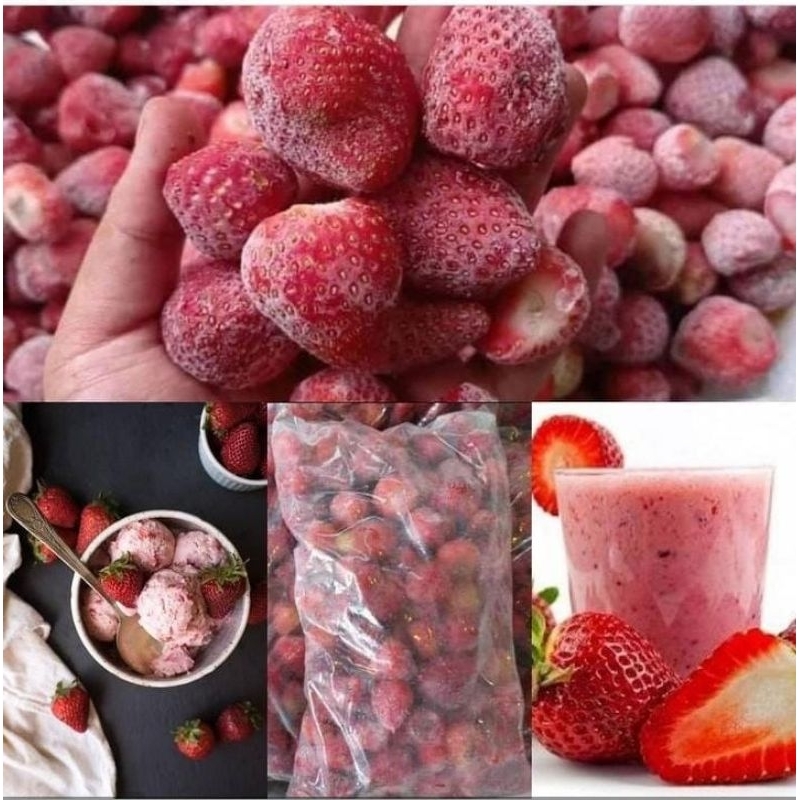 

[INSTAN ONLY] STRAWBERRY BEKU (FROZEN) KEMASAN 1KG