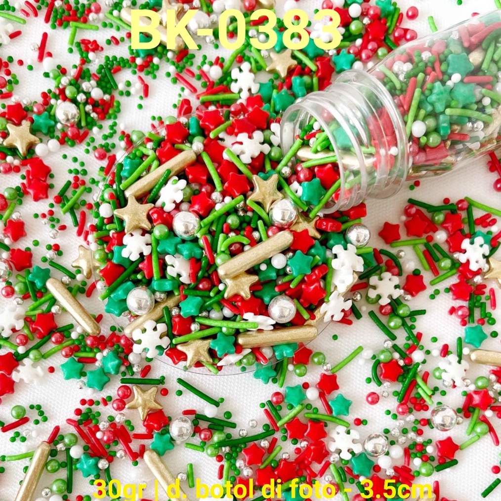 

1 Untuk Berikutnya Sprinkles sprinkel 3gr snowflake bintang natal frozen hijaugrosir murah sprinkles cake dekorasi mutiara trimit decoration story sprinklestory sprinklesstory sprinkle story A75