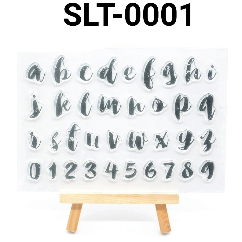 

Potongan 35 Rp1 Stempel stamp cetakan silikon fondant cake huruf angka abjad A75