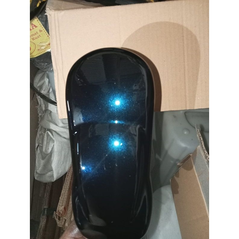 Cat Hitam Lembayung Biru PU/Cat Hitam Metalik Biru