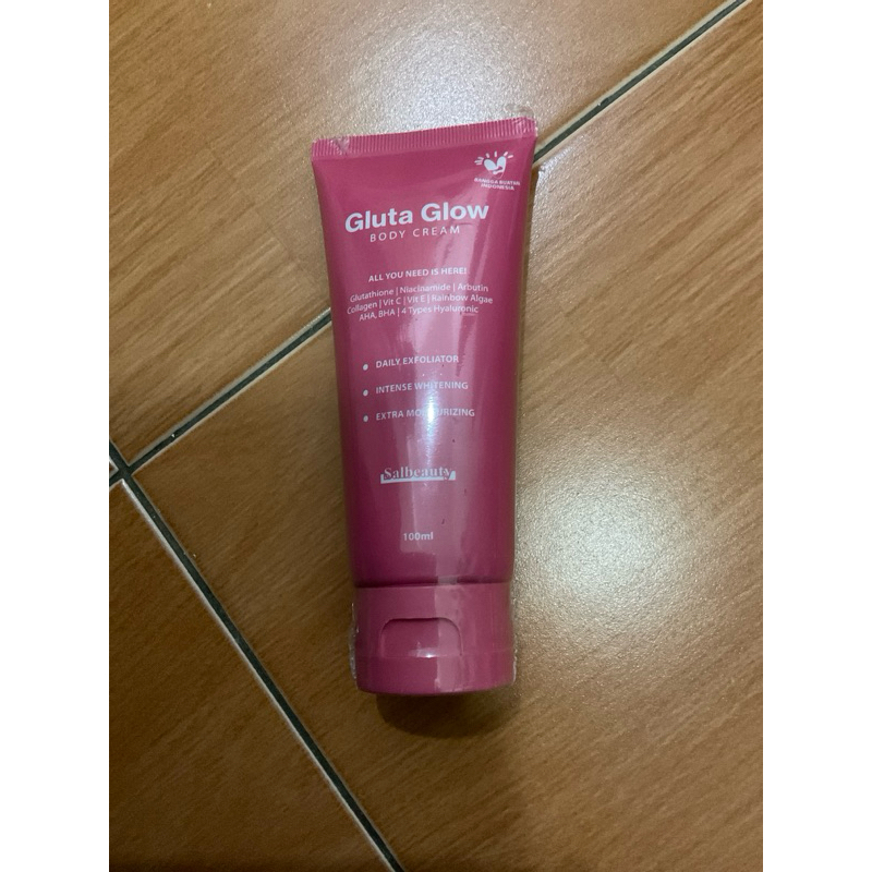 preloved body cream gluta glow