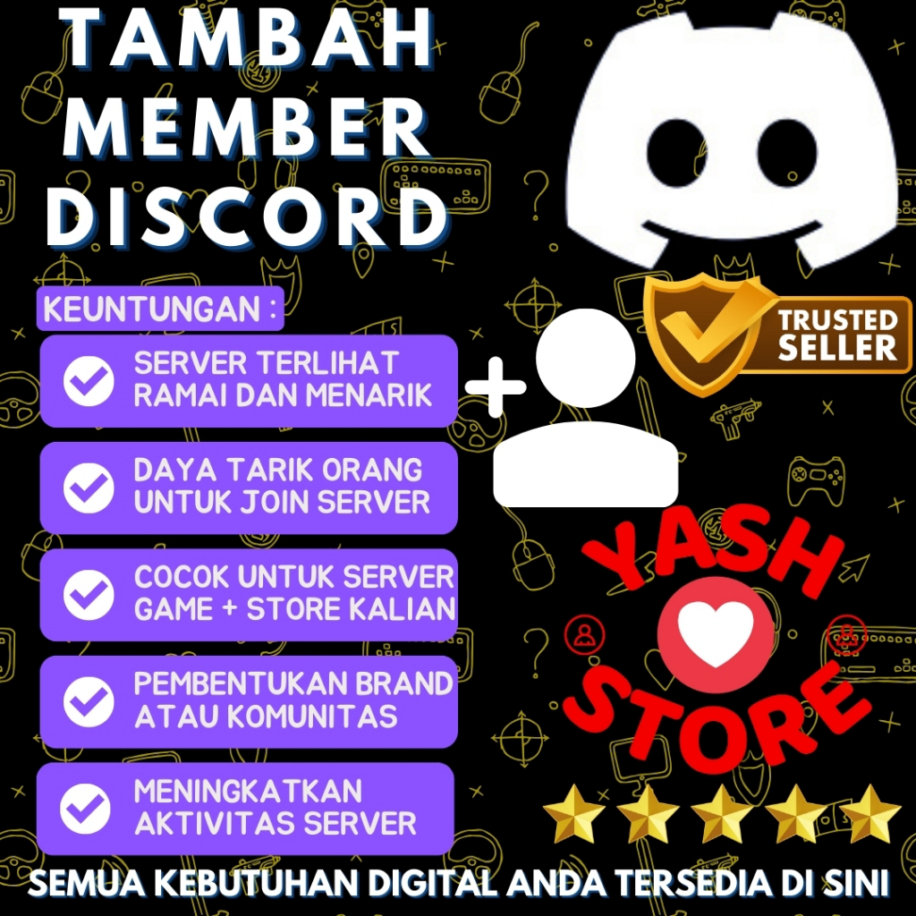 JASA TAMBAH MEMBER/ANGGOTA SERVER DISCORD | SOLUSI CEPAT UNTUK SERVER RAMAI TAMBAH MEMBER DISCORD TA