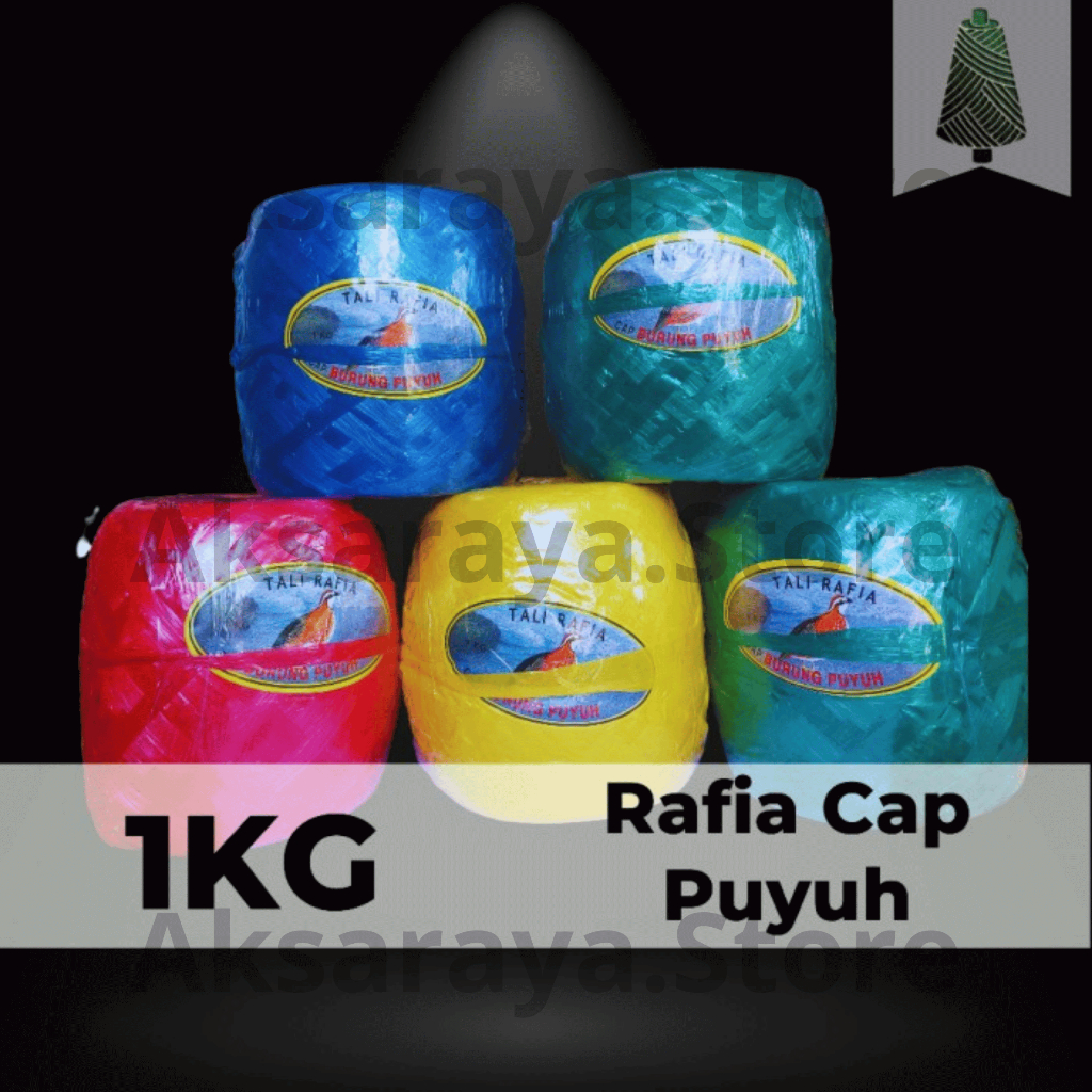 Tali Rafia Cap Puyuh 1KG - Biru