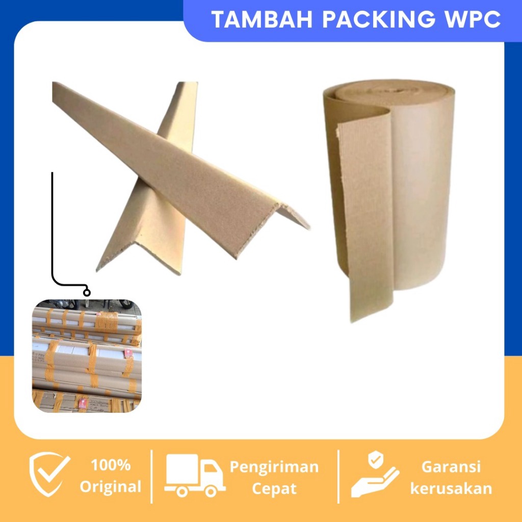 

Tambahan Packingan WPC PANEL Siku Kardus Doue dus extra