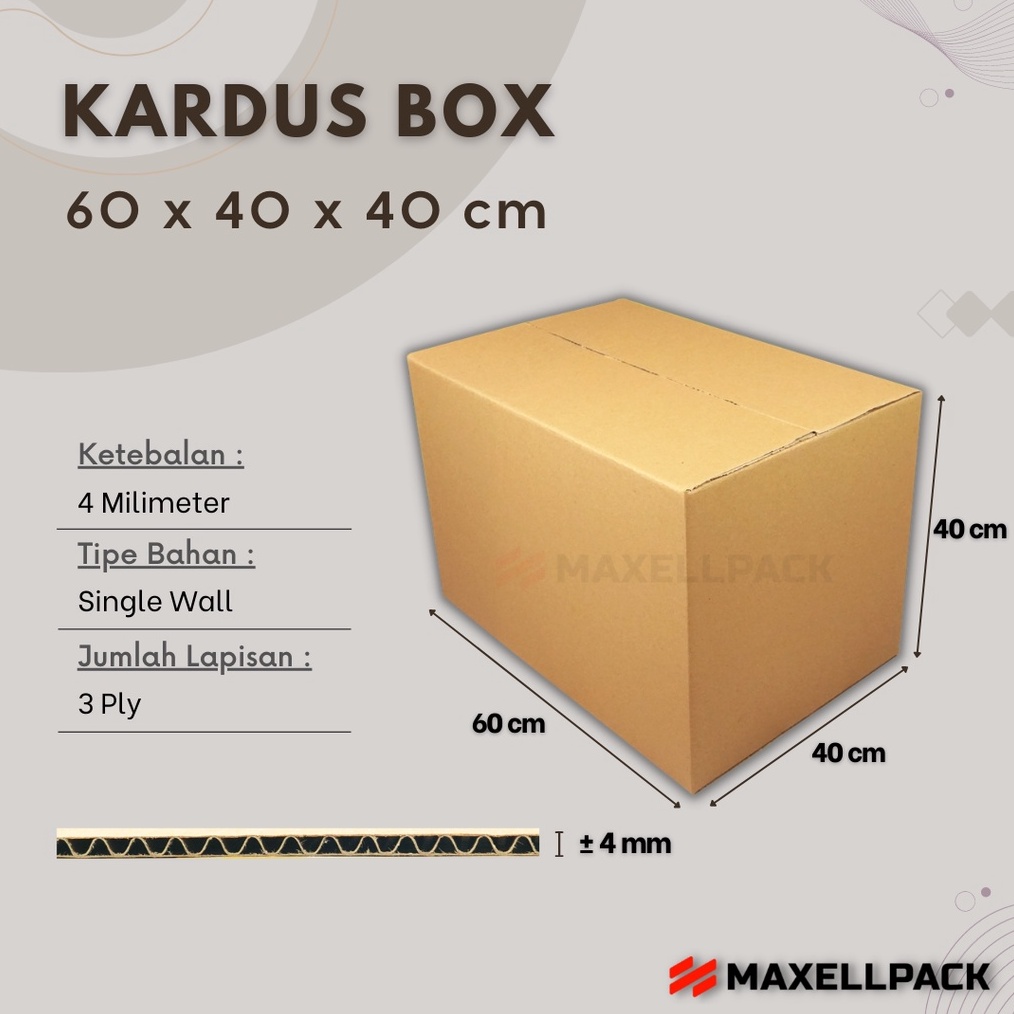 

Kardus Karton Box Besar 6x4x4 CM Dus Packing Packaging dahan Jumbo Polos