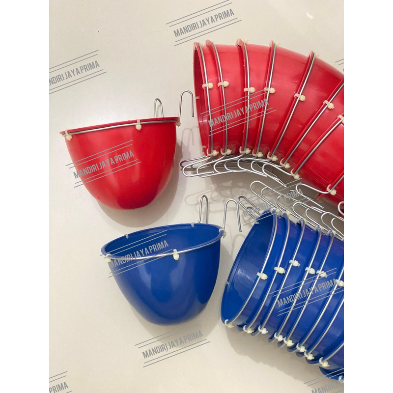 Wil Paket Mangkok Pakan Ayam / Tempat Pakan Ayam / Tempat Pakan Ayam / Wadah Pakan Ayam / Pengganti