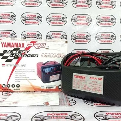 

Charge Aki 50A YAMAMAX PRO Battery Charger Accu 50 A Charger Aki Cas MAX-50 / CAS AKI YAMAMAX 50A TERMURAH
