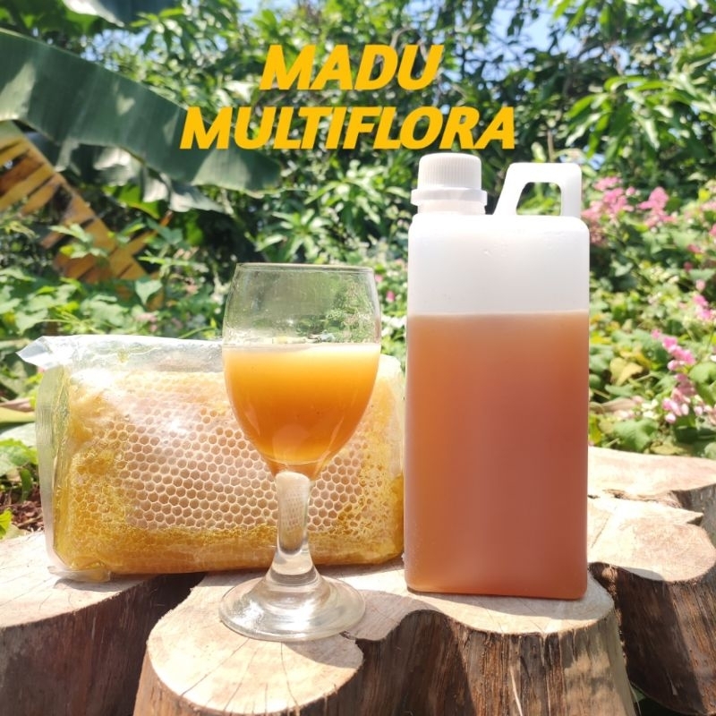 

madu multiflora Berat bersih 1kg