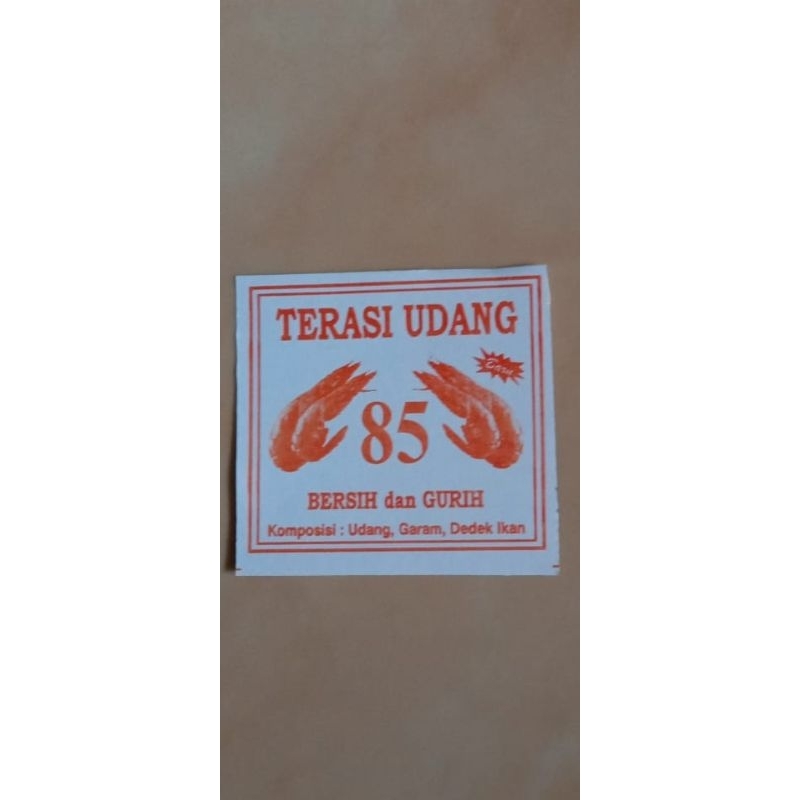 

Label Produk Makanan