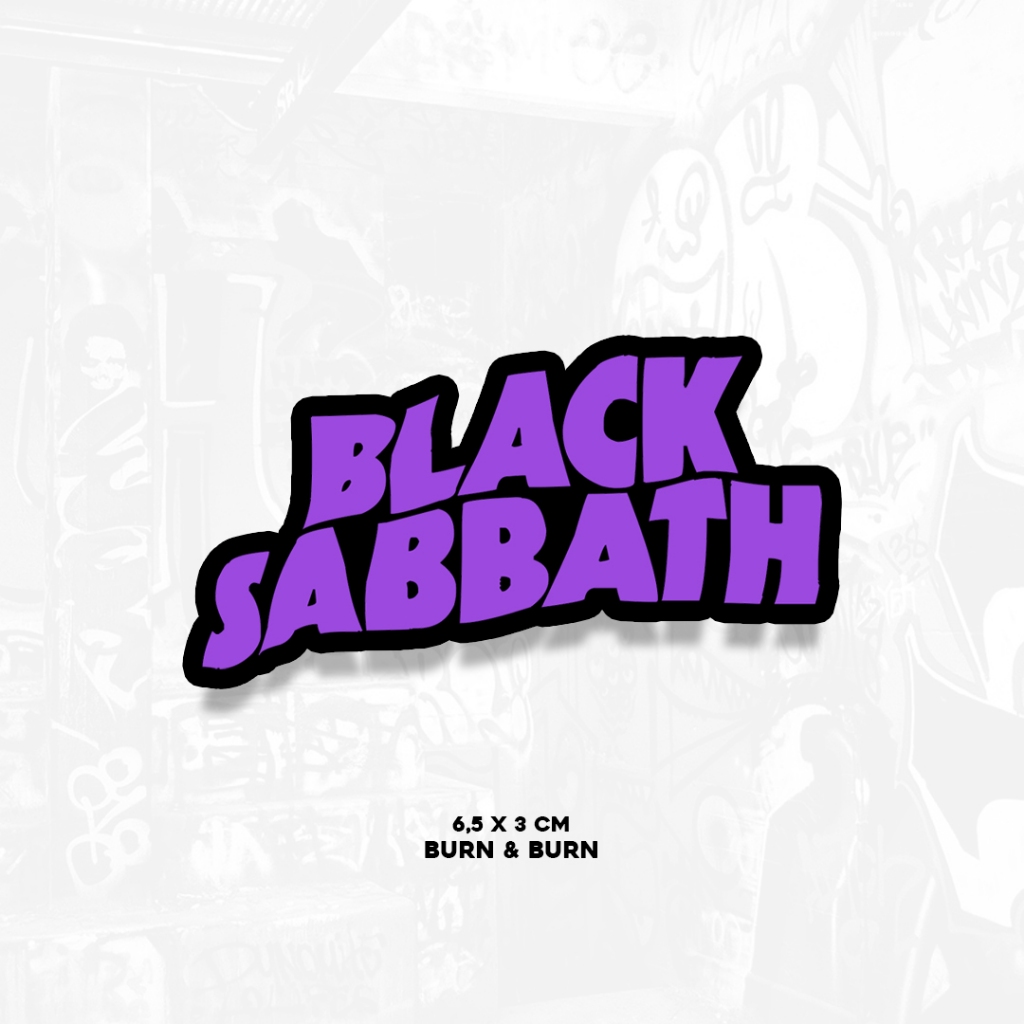 

Black Sabbath - Stiker Band | Stiker Vinyl Band Rock Pop Punk | Stiker vinyl | Stiker Helm