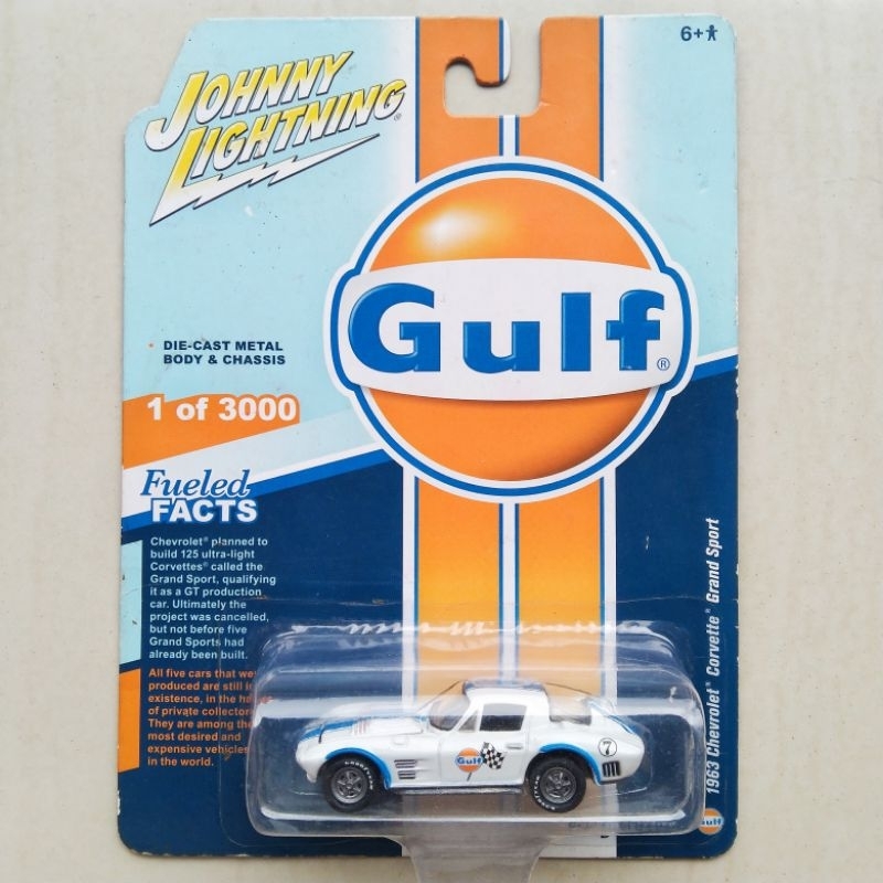 Johnny Lightning Gulf Chevrolet Corvette Grand Sport Daytona