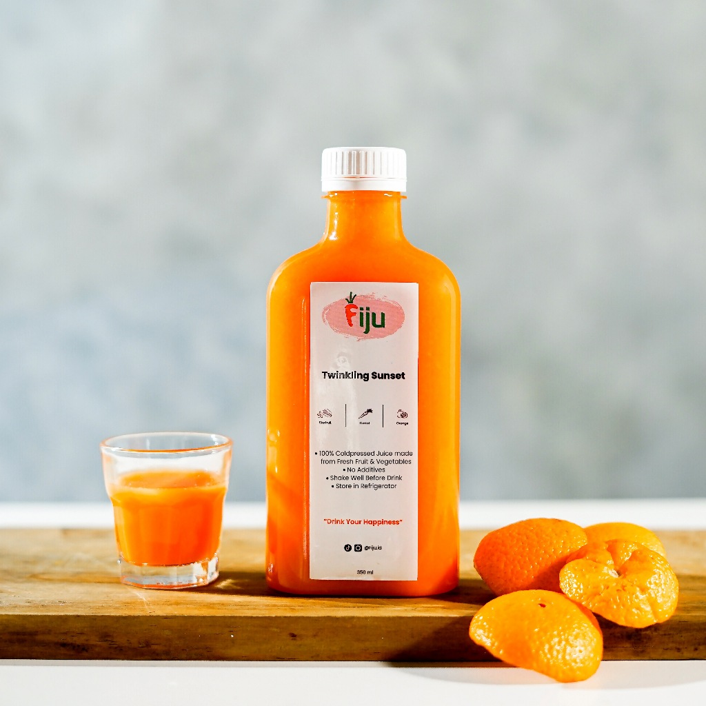 

Cold Pressed Juice Buah dan Sayur segar | Twinkling Sunset (350ML) - FIJU