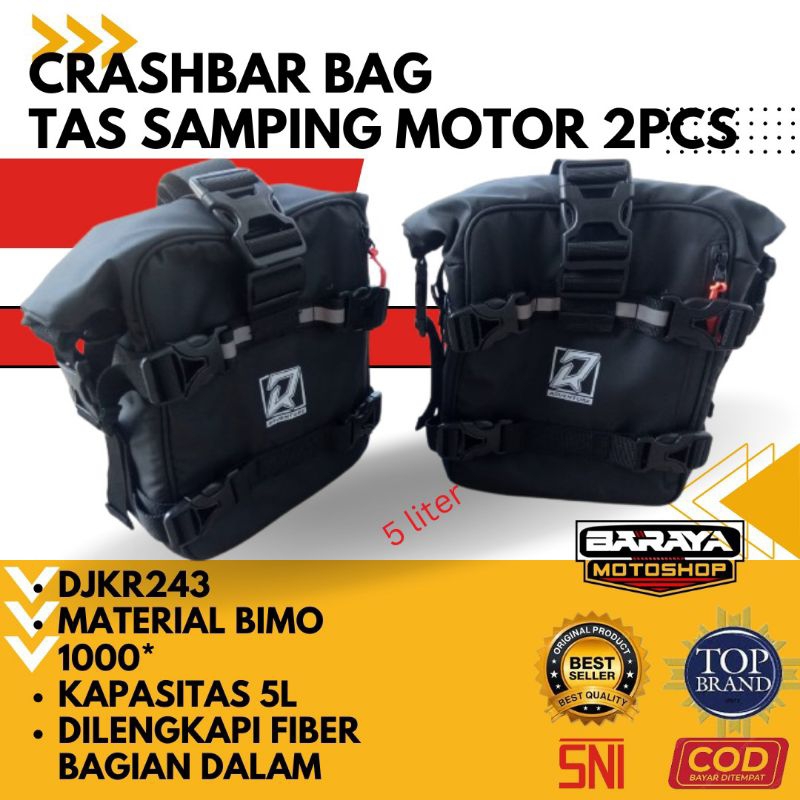 tas samping motor CRASHBAR BAG MOTOR TOURING