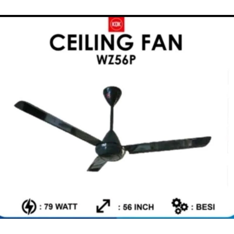 Kipas Angin Plafon/Ceiling Fan KDK WZ56