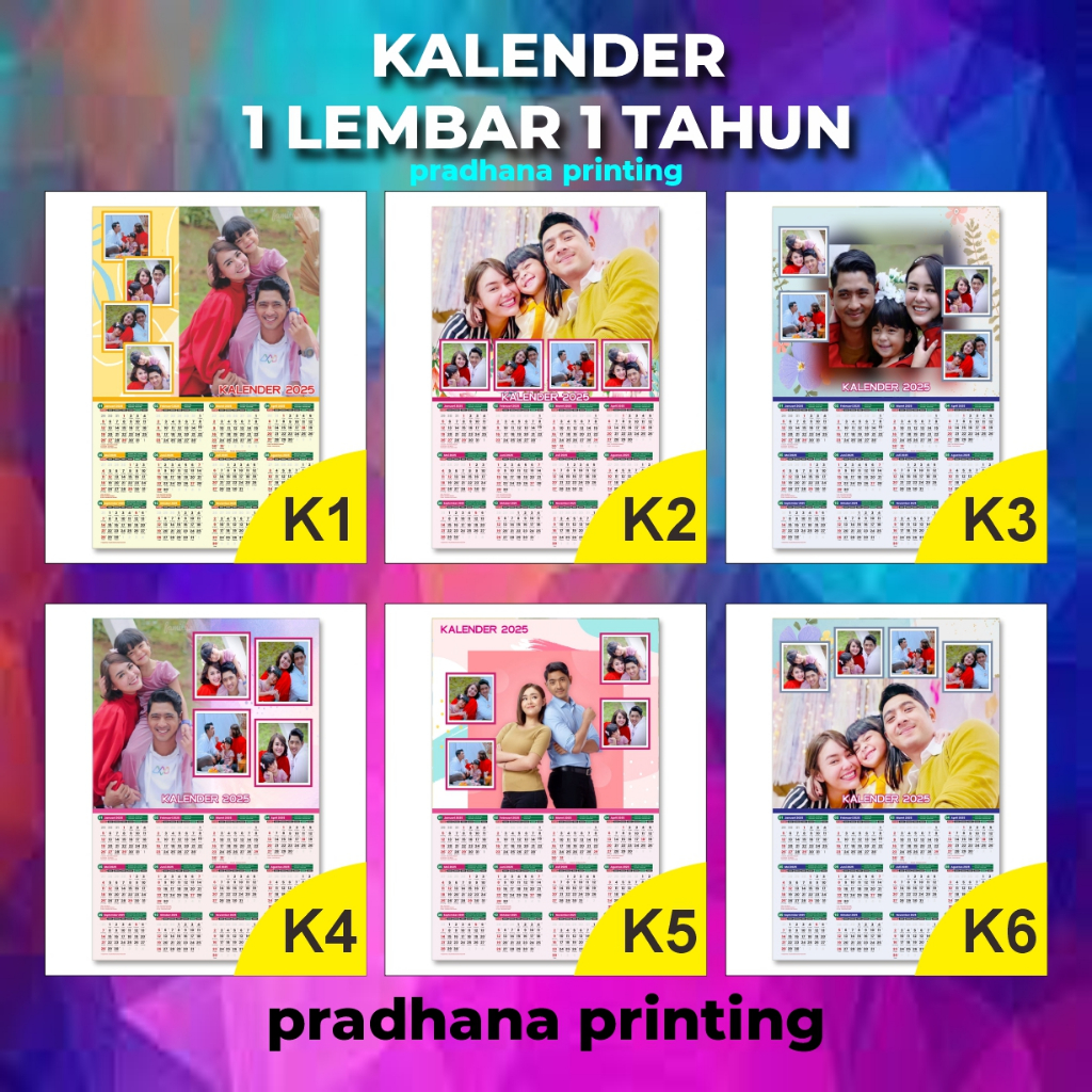 

Kalender Foto Keluarga tanpa karakter/polos