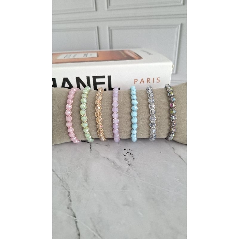 GELANG SERUT KRISTAL BEAD/gelang couple viral/gelang serut korea