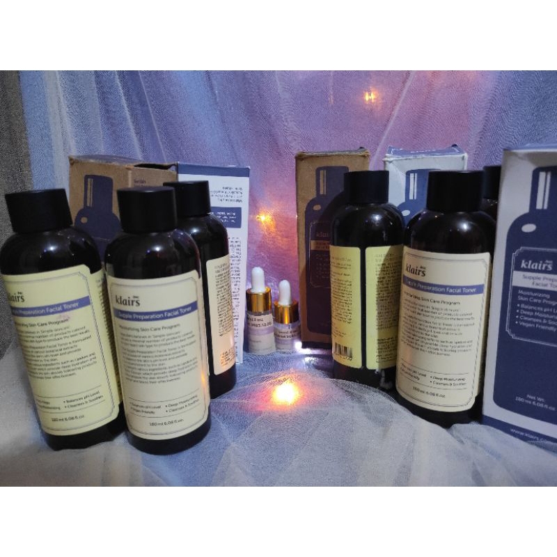 BOTOL SKINCARE (Klairs Preparation Toner, Snail Truecica, Avoskin Refining Toner. Dear Me Beauty, Sk