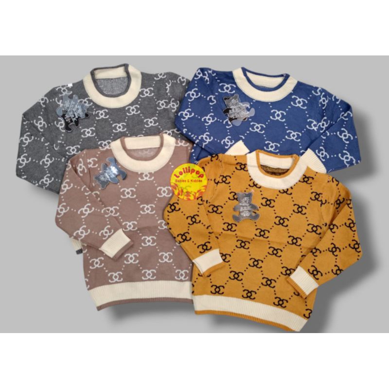 Sweater anak - Sweater Cowok Rajut JNM1