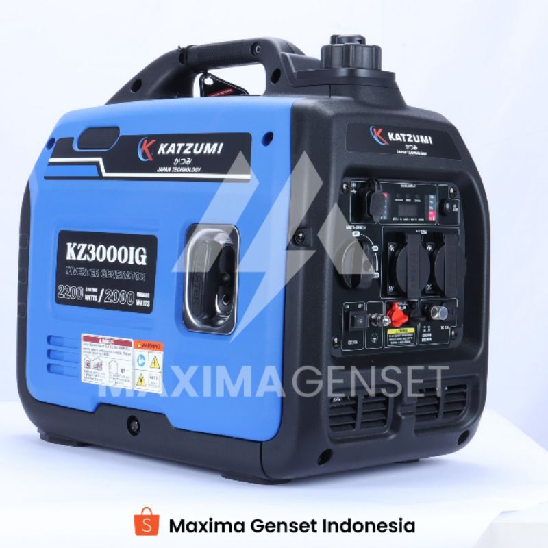 GENSET INVERTER - KATZUMI 2200 WATT - GENSET SILENT - GENSET BENSIN