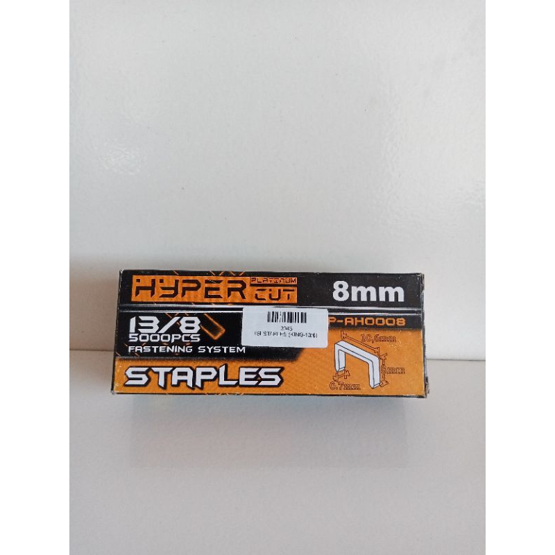 

ISI STAPLES 13/8 / REFIL STAPLER STAPLES TEMBAK 13/8 ( 8MM )