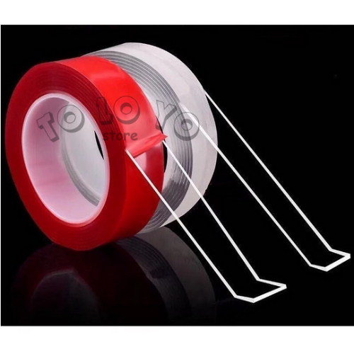 

MAGIC TAPE PEREKAT DOUBLE TAPE 15MM*3M CLEAR TRANSPARANT BENING DOBEL TIP
