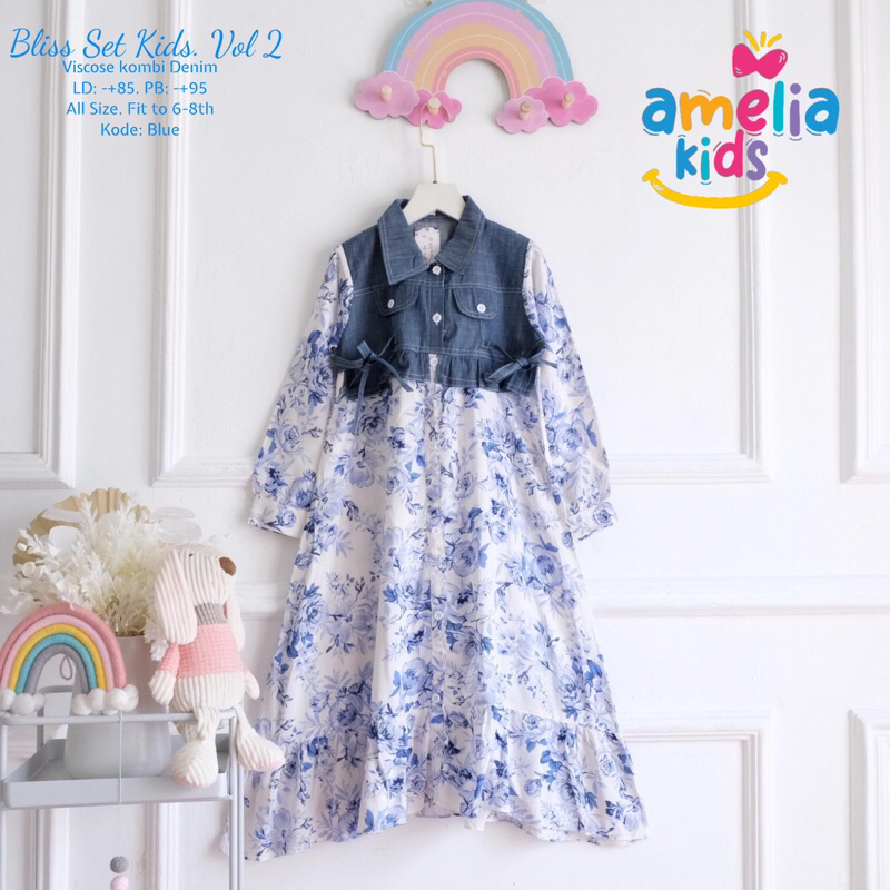 Setelan Anak Cewek Umur 6-8 Tahun Baju anak terlaris