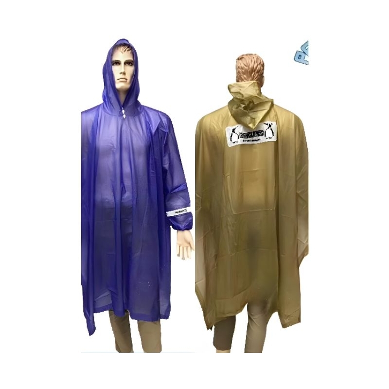 Jas Hujan Penguin's Ferrari Ponco Lengan / Jaket Celana Pria Wanita | Jas Hujan Ponco Lengan | Jas H