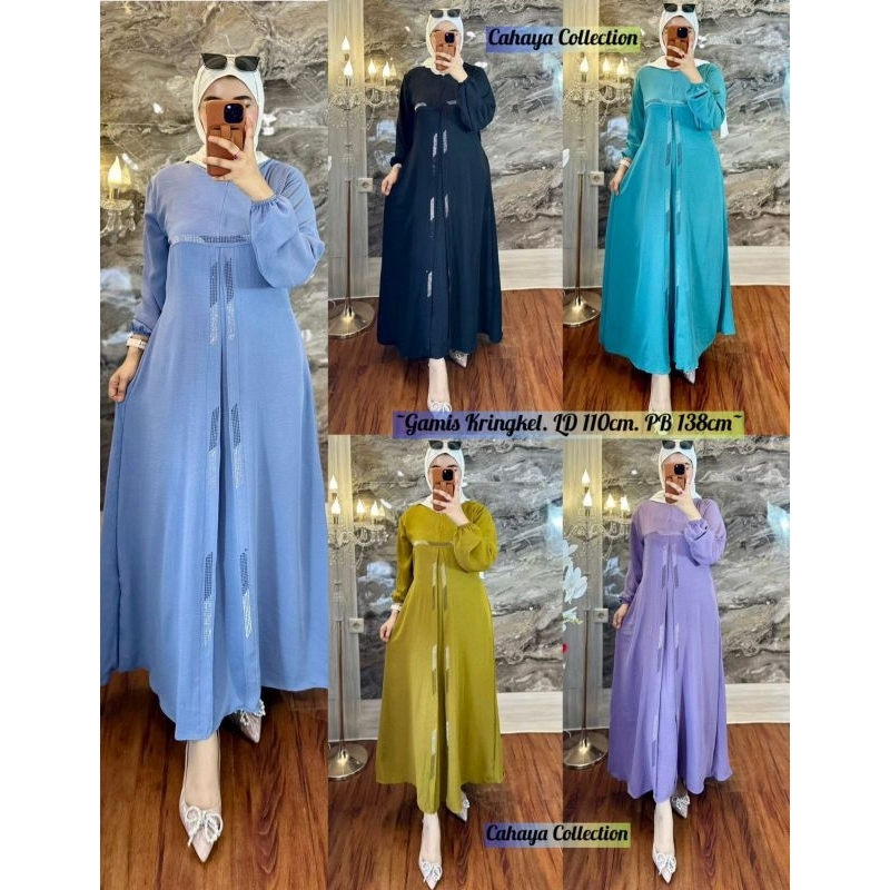 GAMIS KRINGKEL MIX PAYET BUSUI FREANDLY MODEL TERBARU, GAMIS KRINGKEL TERLARIS, GAMIS KRINGKEL TERHI