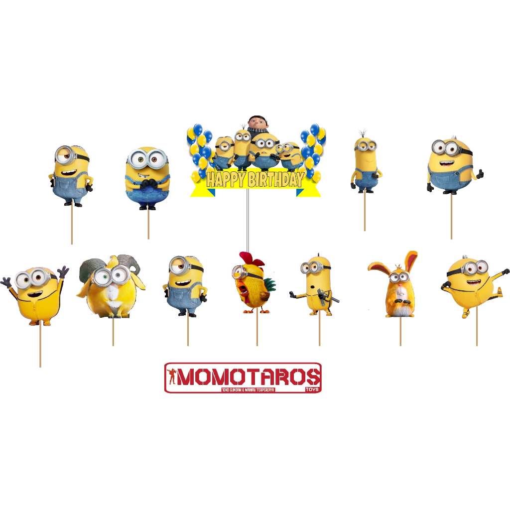 Topper cake Minions the rise of Gru